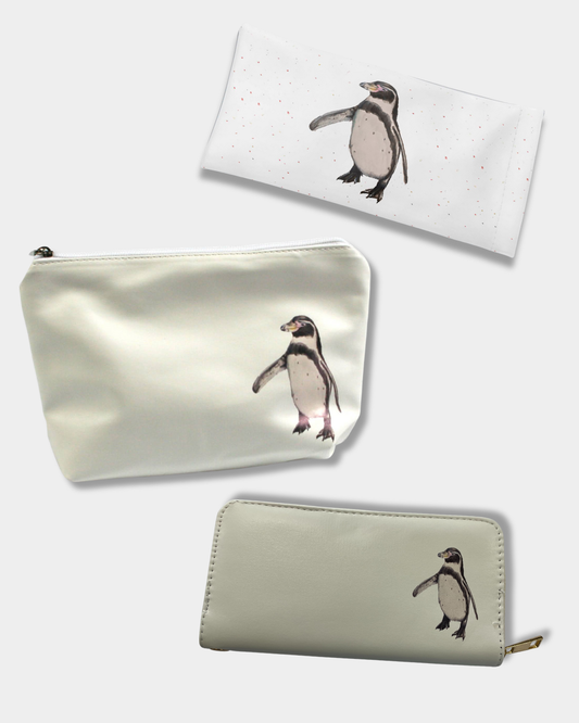 Penguin Set: Purse, Wash Bag & Glasses Case