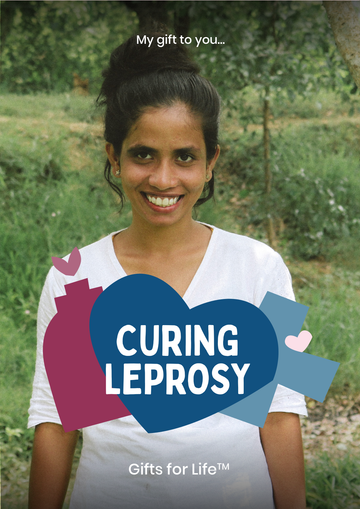 Curing Leprosy Gifts for Life charitable gift card