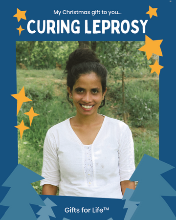 Curing Leprosy Christmas Card