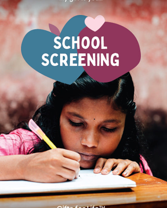 School Screening Gifts for Life charitable gift
