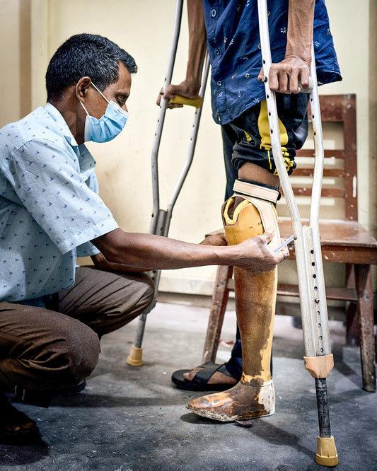A Prosthetic Leg
