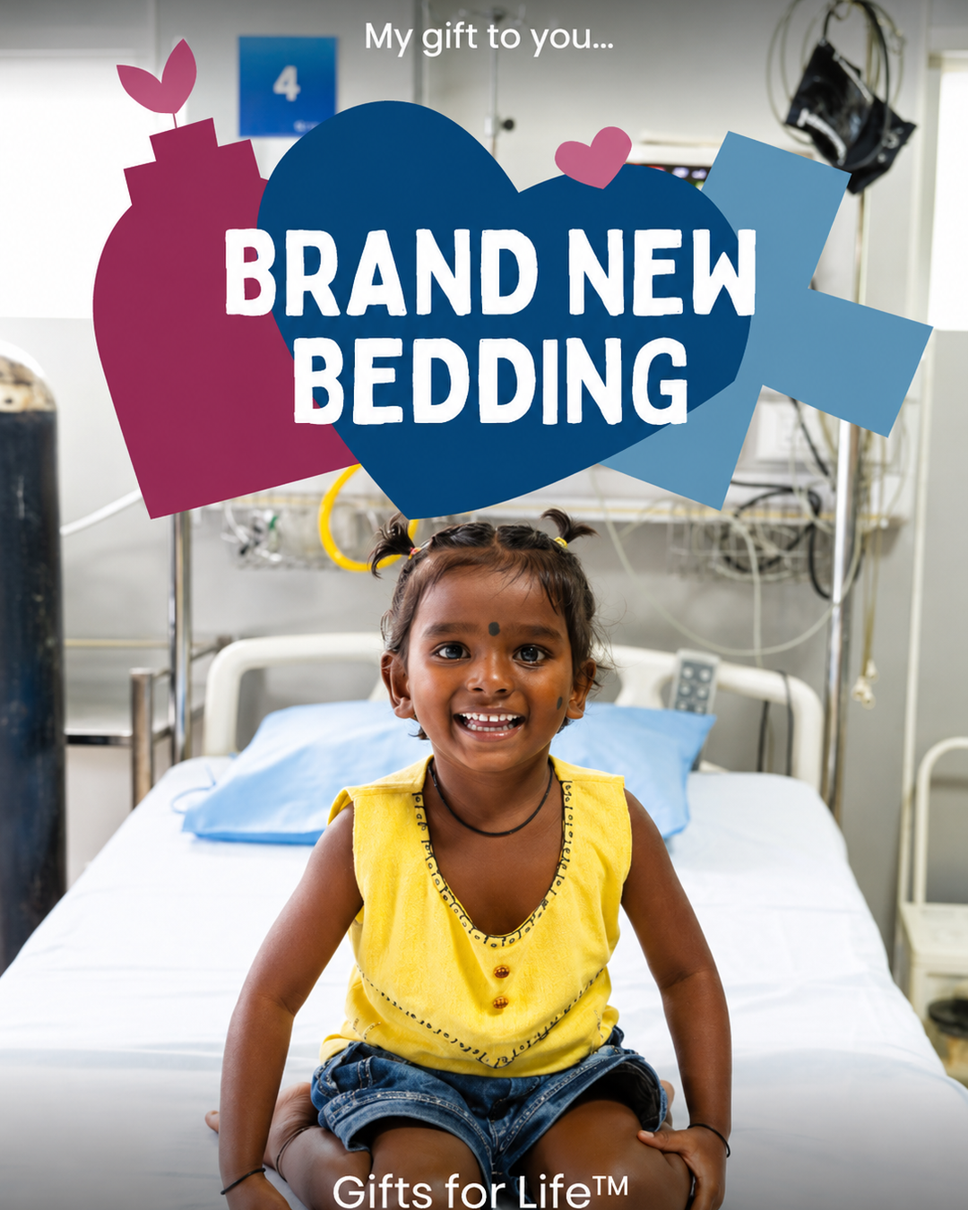 Brand New Bedding Gifts for Life charitable gift card