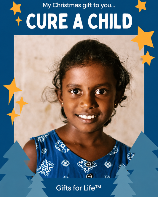 Cure a Child Gifts for Life Christmas card
